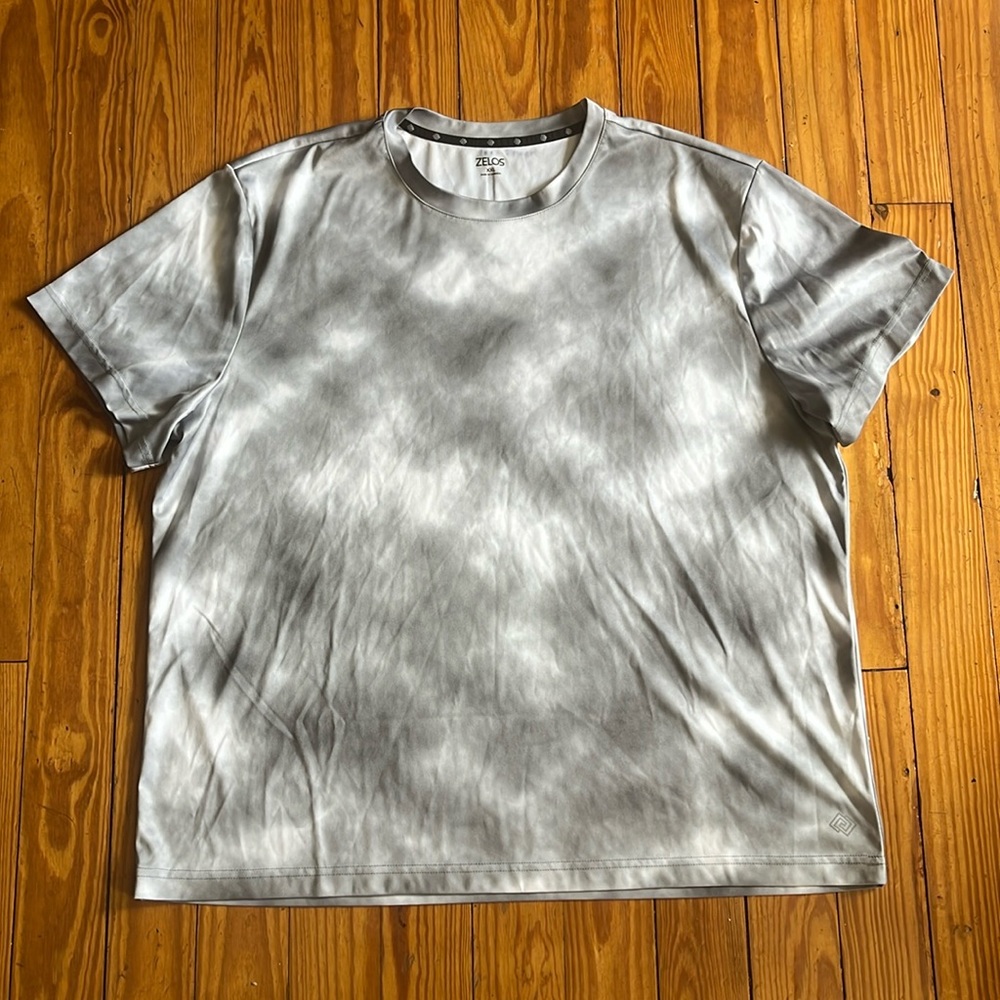 Grey and White Shirt